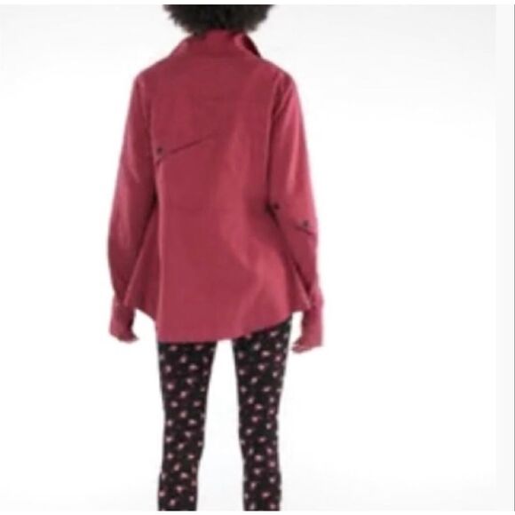 Cabi Burgundy Training Jacket Size Large #4122 - Picture 2 of 13